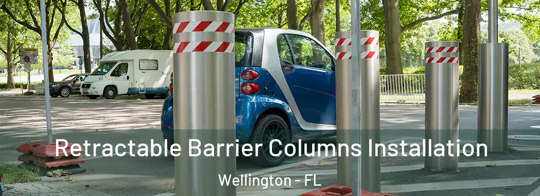  Retractable Barrier Columns Installation Wellington - FL